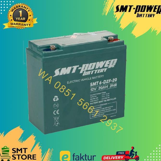 Baterai Kering Sepeda Listrik / Baterry Sepeda Listrik SMT 6DZM-20AH