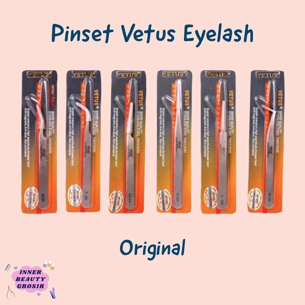 NEW Pinset Vetus Eyelash / Tweezers Eyelash / Tweezer Vetus Eyelash / Pinset Vetus Tweezers [terbaik