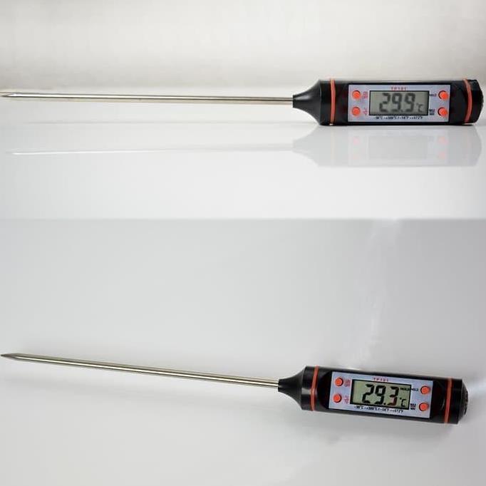 Termometer Jarum Stick Digital serbaguna AC, Daging, Masakan