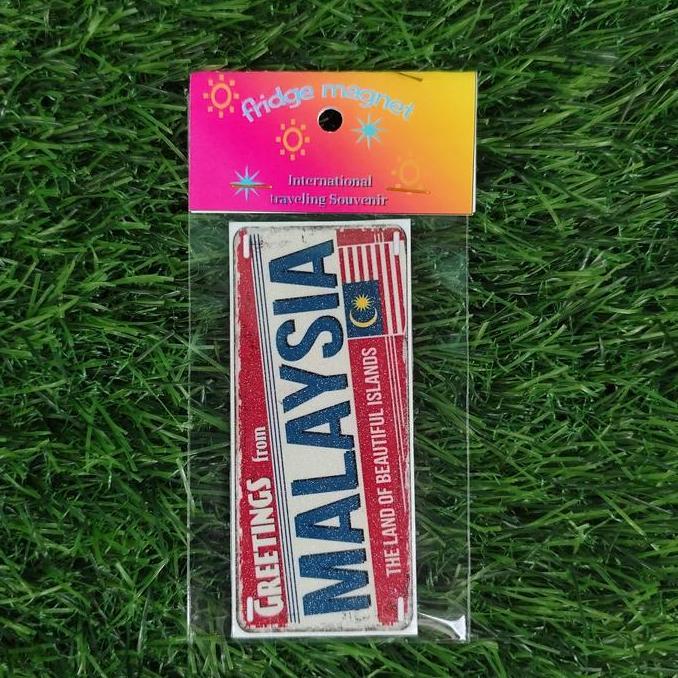 Magnet Tempelan kulkas Malaysia souvenir oleh oleh malaysia