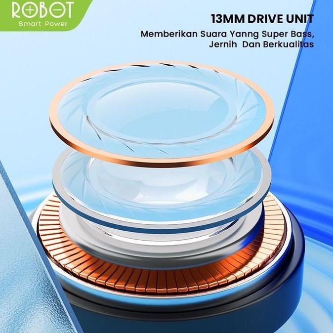 Robot Headset Wireless Bluetooth T50 TWS Earphone Wireless True