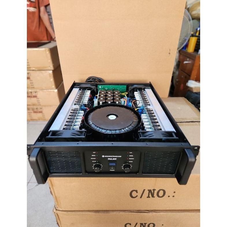 Murah Power Amplifier Soundstandard Pa2.200 Pa 2.200 Class Gb Komponen Macro 4 Kipas 2 X 2200 Watt
