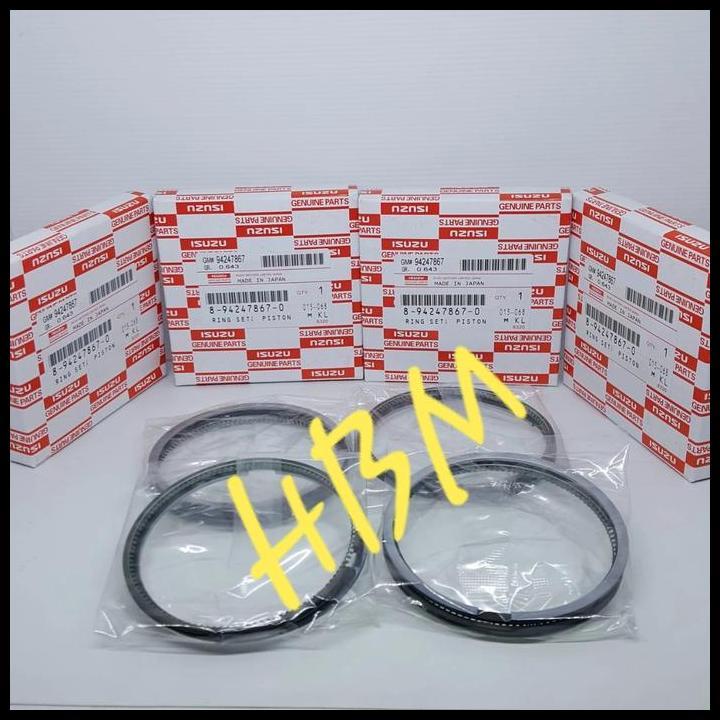 DISKON RING PISTON/RING SEHER ISUZU PANTHER 2.5CC 