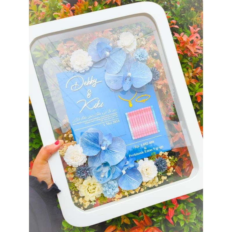 Mahar Akrilik transparan/mahar transparan/mahar nikah akrilik/mahar nikah. Free Packing