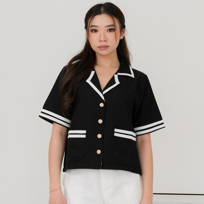 Foxquinn - Lana Foxquinn Lana Top Blouse Wanita Atasan Cotton