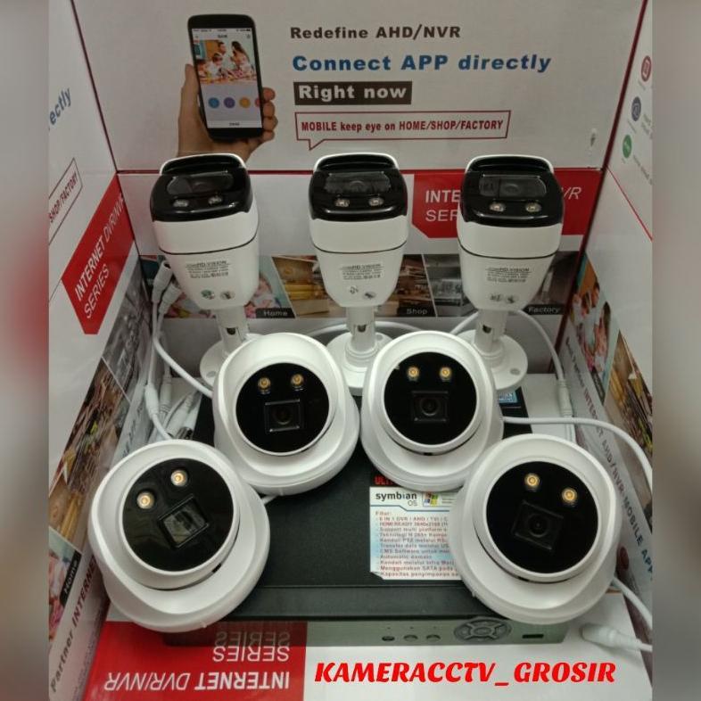 Promo Paket Cctv Colorvu 8 Channel 7 Cctv Colorvu 6Mp Turbo Hd Sony Exmor