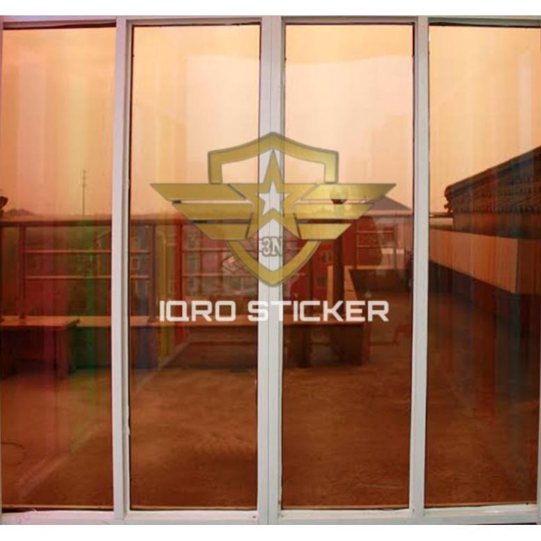 FREE ONGKIR STICKER KACA FILM RIBEN COKLAT 60% / STICKER ANTI GORES KACA MOBIL / STICKER RIBEN COKLA