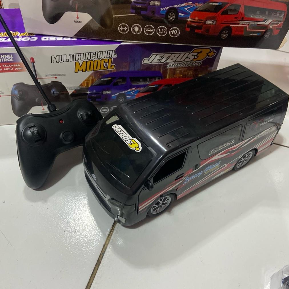 BEST SELLER MOBIL REMOTE CONTROL HIACE TRAVEL CAR RC BASURI TELOLET MAINAN MOBIL RC