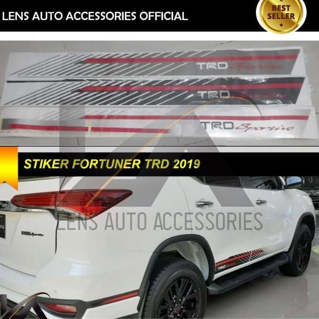 Stiker Fortuner Trd Trd 2019 Ok