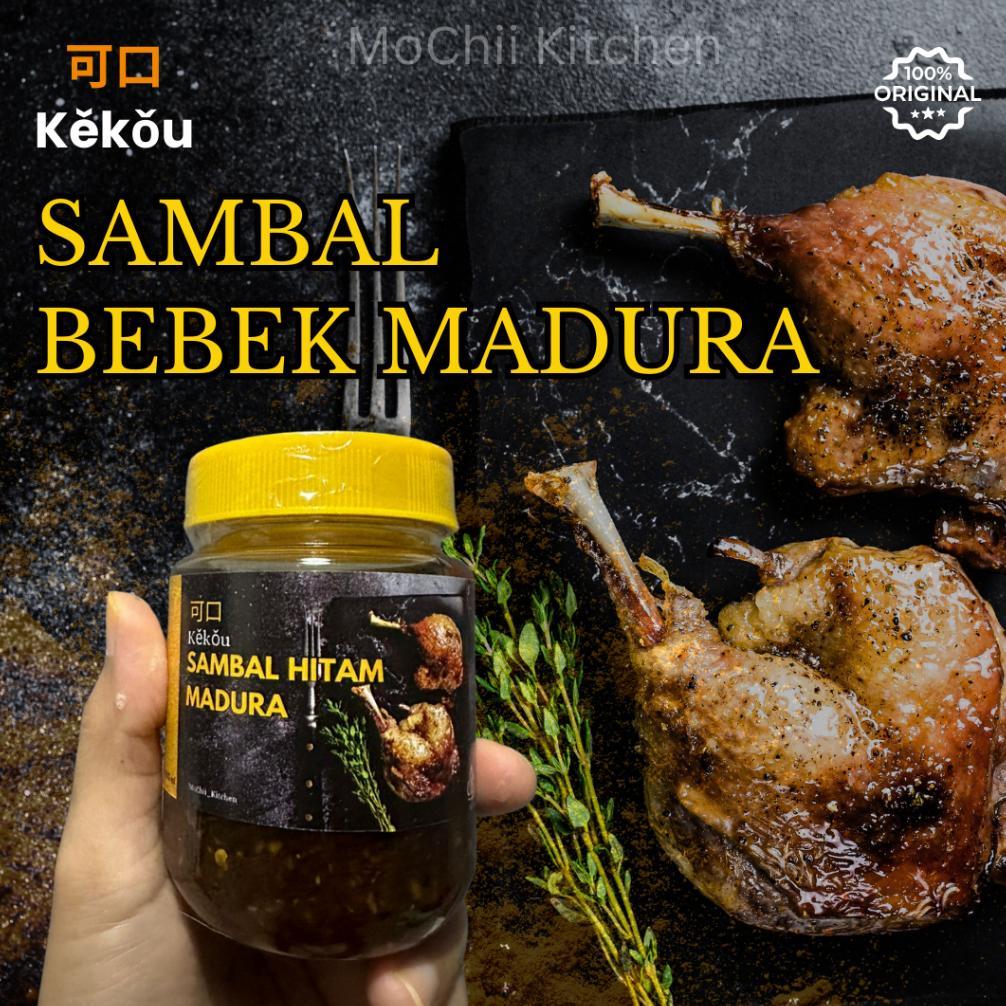Terlaris SAMBAL BUMBU HITAM BEBEK MADURA /  SAMBEL BEBEK HITAM MADURA / BUMBU HITAM MADURA  200ML TE