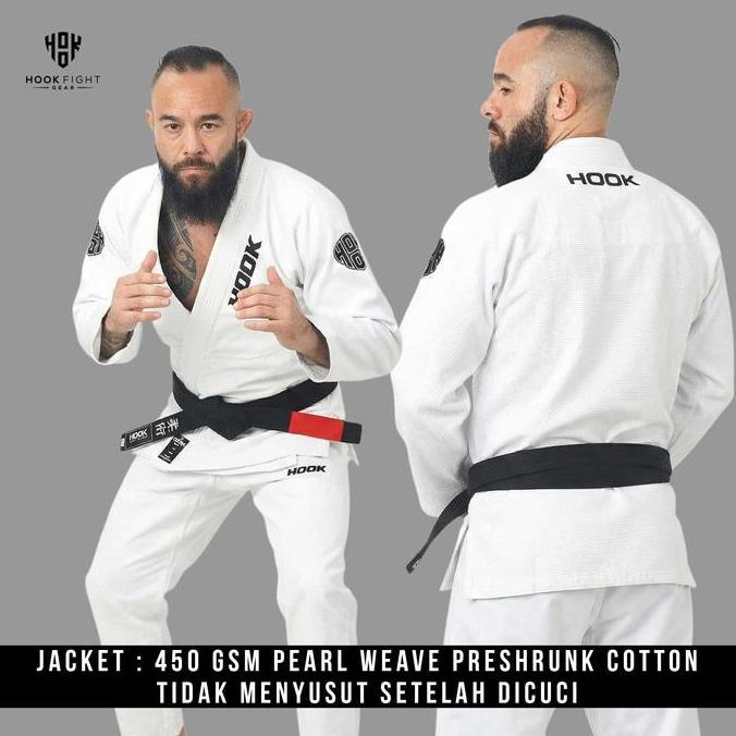 Bjj Gi Hook Baju Jiujitsu Seragam Jujitsu GH011