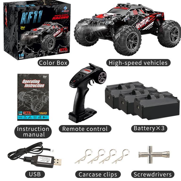 DISKON KFPLAN 1:16 KF11 PROFESSION RC CAR REMOTE CONTROL CARS HIGH SPEED DRIFT MONSTER OFF-ROAD TRUC