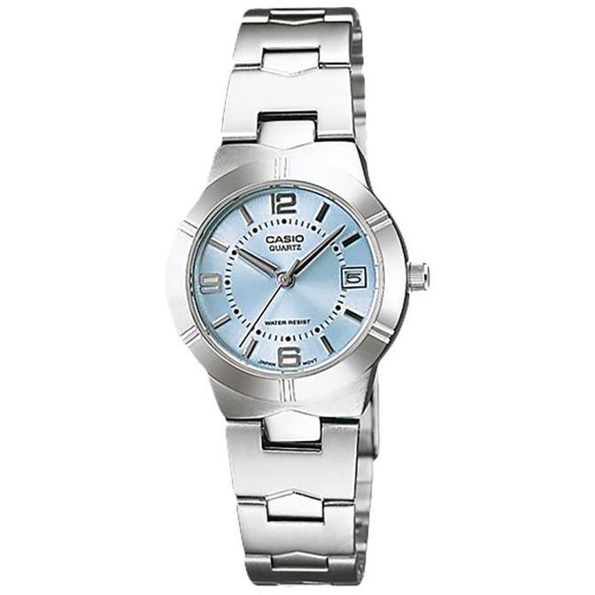 Jam Tangan Wanita Analog Casio Standard LTP-1241D-2ADF LTP1241 LTP-1241D Stainless Steel Band