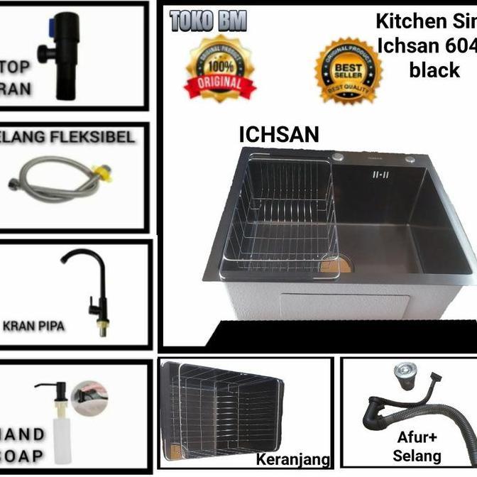 kitchen sink Black 6045 valpra/kitchen sink 6045 hitam/kitchen sink