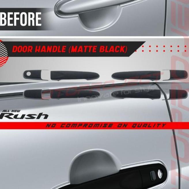 Door Handle Hitam Allnew Rush Smartkey