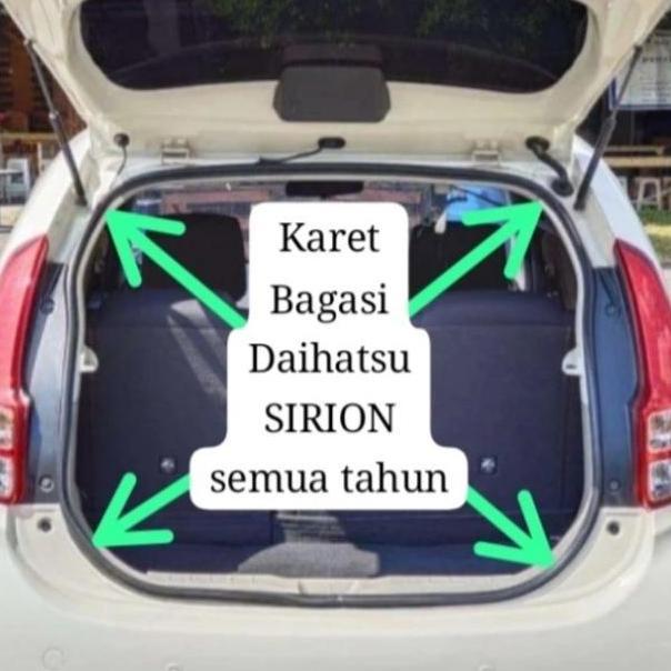 Karet Pintu Bagasi Belakang Mobil Daihatsu Sirion