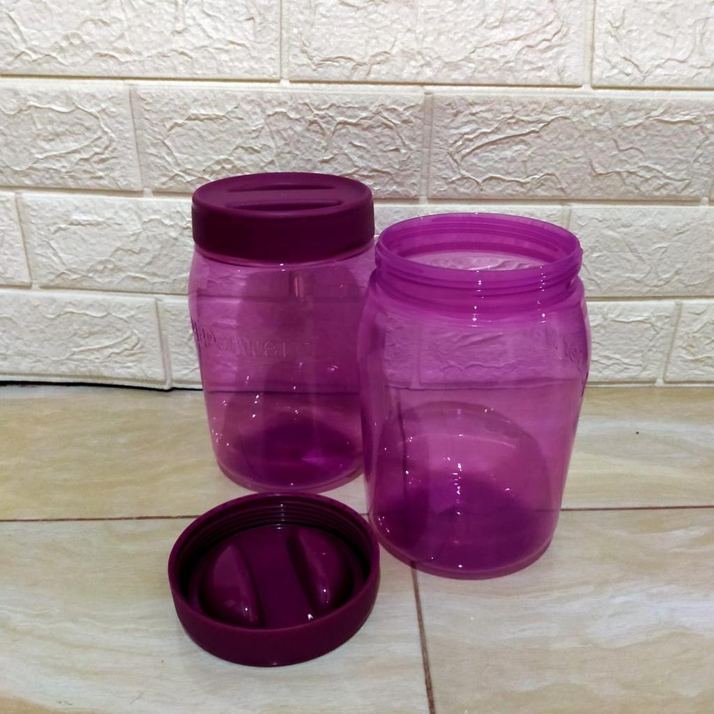 Tupperware Universal Jar Kapasitas 1,5 Liter Toples Lebaran Warna Ungu