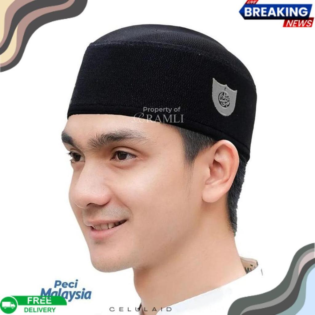 High Quality Peci Malaysia Hitam Songkok Malaysia Kopyah Malisia Hitam Haji Alay Peci Malaysia Origi