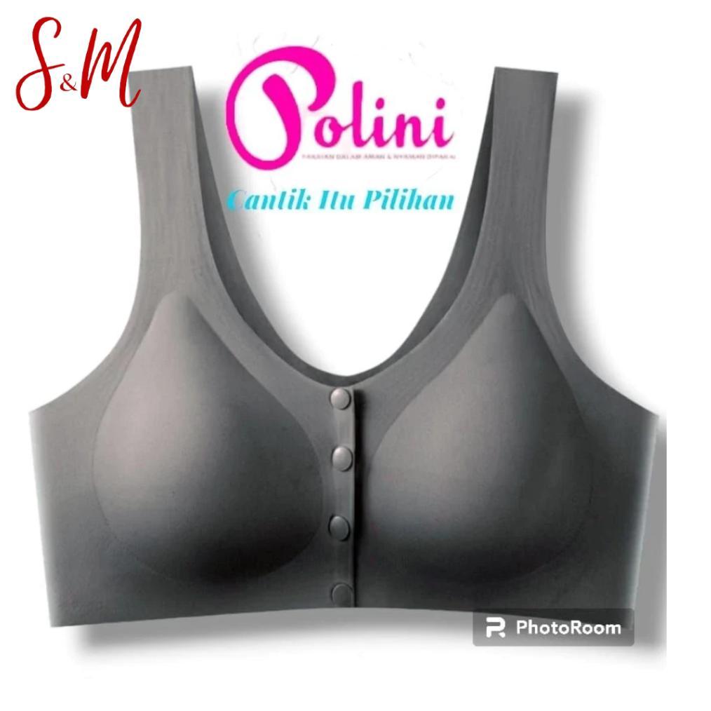 Terbaru Polini Bra Menyusui Seemless Tanpa Kawat Busa Cup A/B 34-42 Art 8815