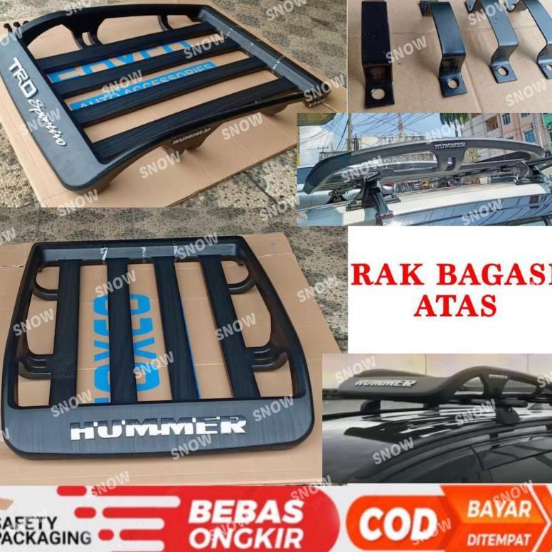 BEST SELLER RAK ROOF RACK BAGASI ATAS MOBIL UNIVERSAL HUMMER TRD SPORTIVO AVANZA XENIA RUAH TERIOS F