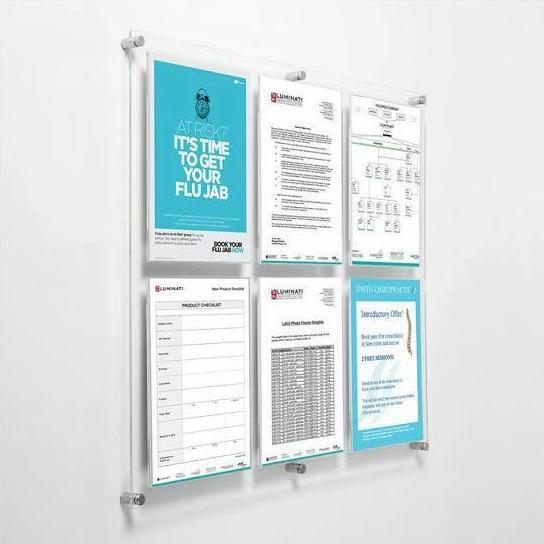 Frame Poster Iklan Akrilik A2