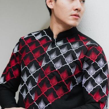 Kemeja Bordir Pria Nuc.Id Aydin 01 (Hitam)