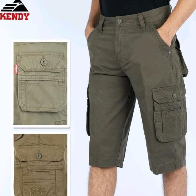 Kendy Celana Kendy Kendy Celana Kendy Cargo Model Casual Pendek Bahan Katun Twill
