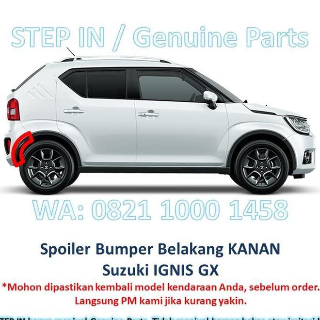 Spoiler Bumper Belakang Samping Suzuki Ignis Gx Cover Side