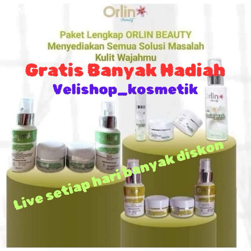 (Hadiah Gratis) Orlin Skincare Acne Glowing / Orlin Beauty / Orlin Beauty Skincare / Orlin / Orlin S