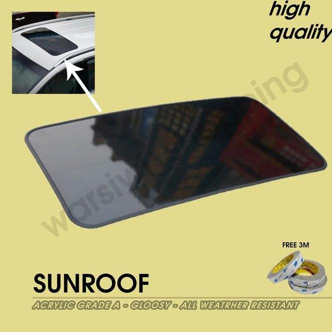 Dummy Sunroof Black Solid Variasi Universal Mobil