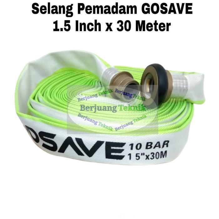 Selang Pemadam Kebakaran Jantan+Betina 1,5 Inch x 30 Meter