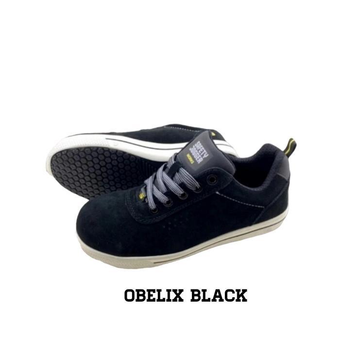 Sepatu Safety  JOGGER OBELIX BLACK S3 SRC ESD