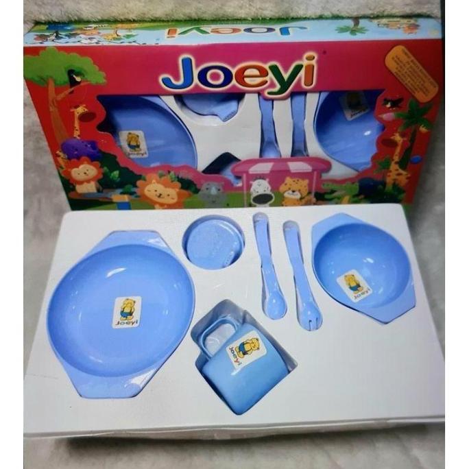 1 Set Tempat Makan Minum Peralatan Perlengkapan Bayi Newborn Anak Balita SD Ukuran Sedang JOEYI Piri