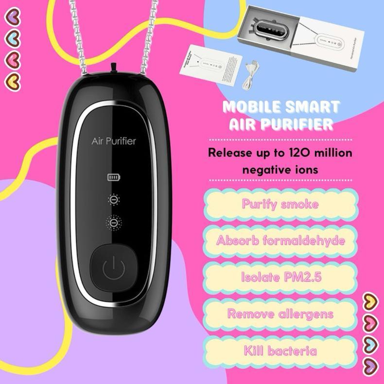 BEST DEALS Air Purifier Portable Kalung Air Purifier Necklace Ion Rechargeable/Wearable Portable Air