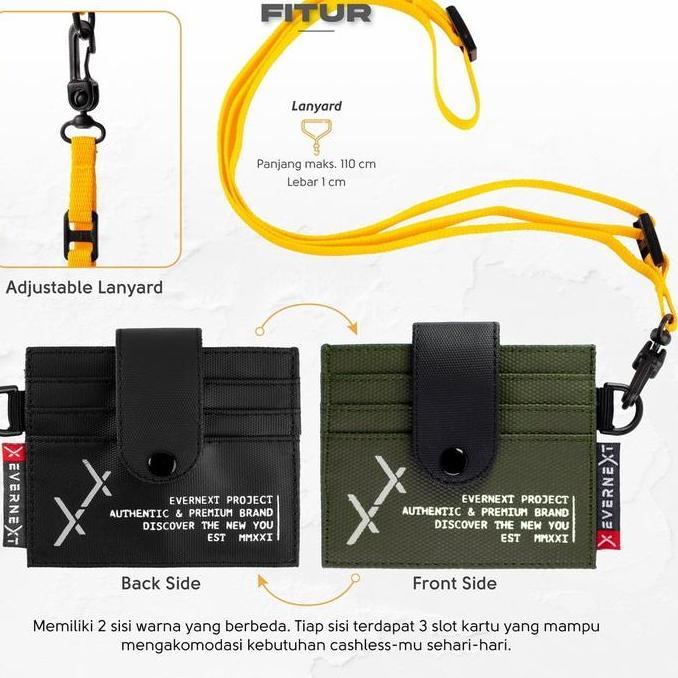 Card Holder Dompet Kartu Pria Wanita Gantungan Kartu ZS