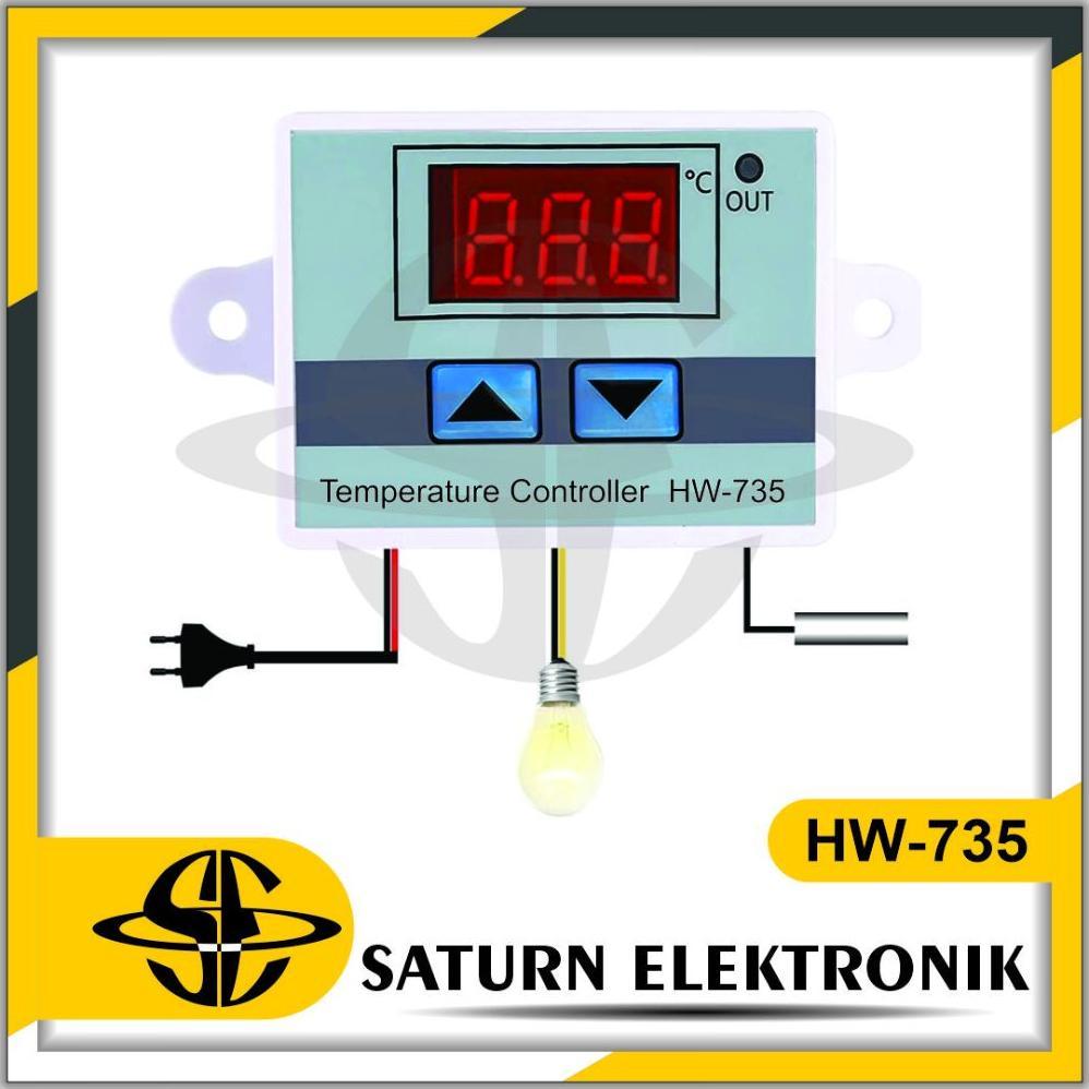 TERBARU XH-W3001 XH-3001 AC 220V 1500W Digital Temperature Controller Thermo