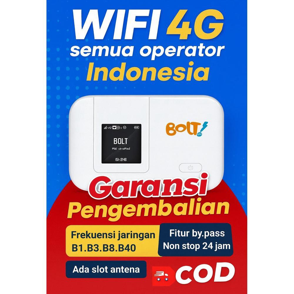MODEM WIFI BOLT SLIM  HUAWEI E5372 UNLOCK 4G ALL OPERATOR MODEM WIFI KONEK CCTV KONEK SMART TV terla