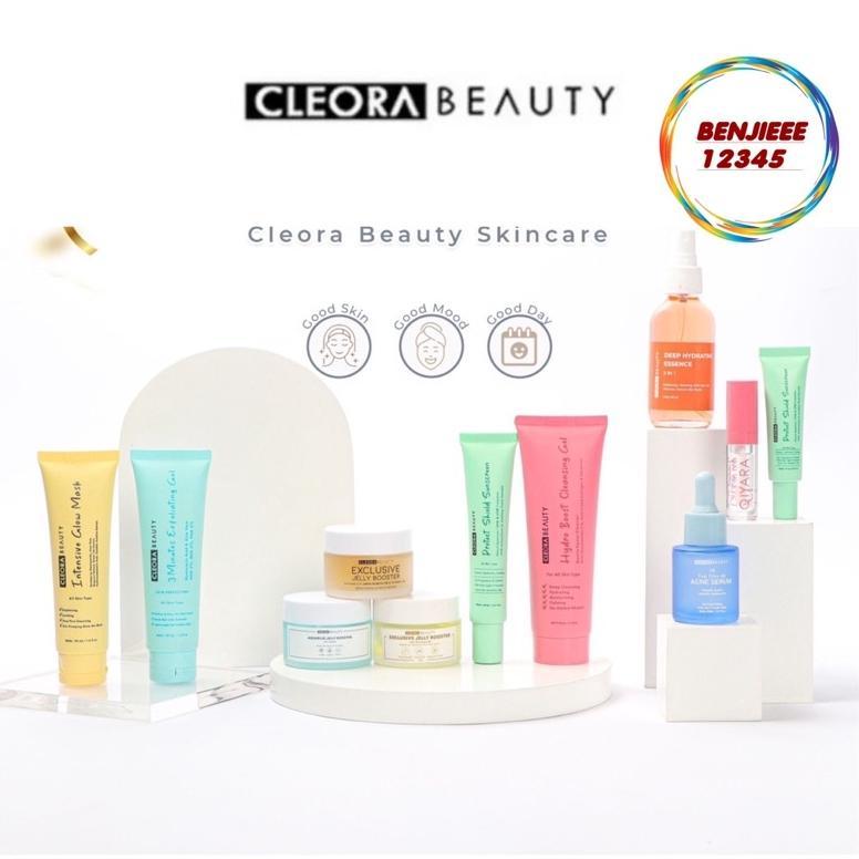 NEW Cleora beauty 3 minutes exfoliating gel jelly booster 10 30gr intensive glow mask deep hydrating