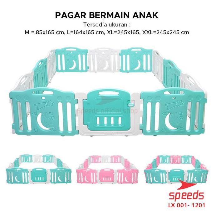 TERLARIS!! SPEEDS SNI PAGAR BAYI PAGAR ANAK PLAYFENCE SET PAGAR MAINAN ANAK PAGAR BAYI PLAY FENCE KO