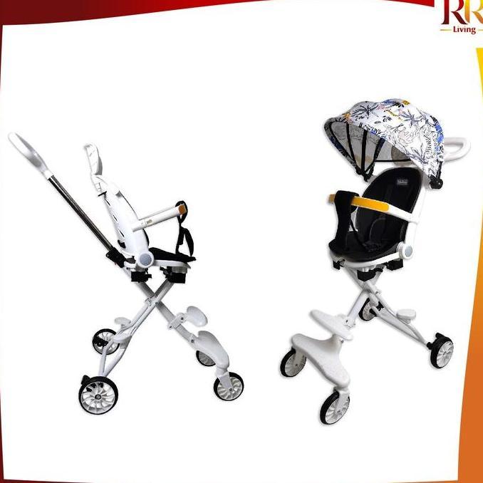 TERLARIS RR C772 KERETA DORONG BAYI LIPAT DUA ARAH STROLLER DORONG BAYI DENGAN ATAP / PERLENGKAPAN B