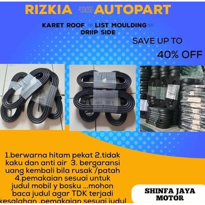 Karet Roof /List Xenia 2012 Moulding Atap Mobil -2019