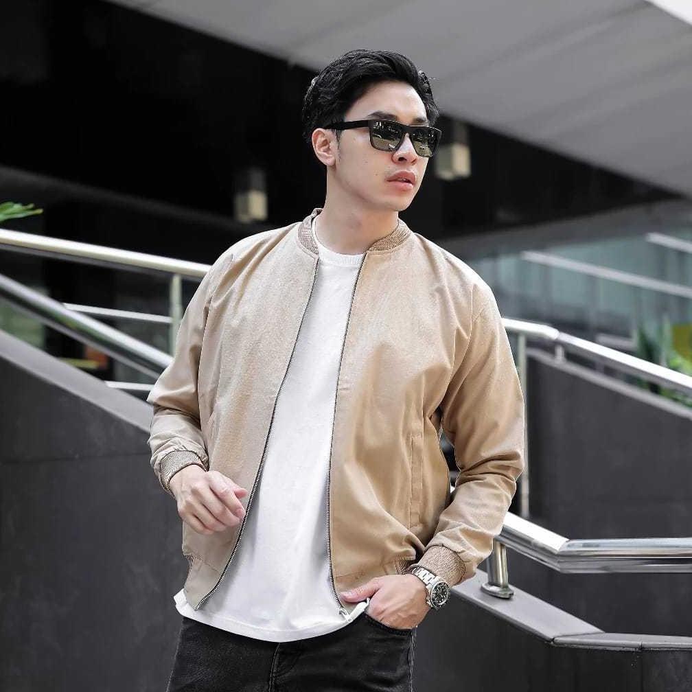 Original Jaket Bomber Kanvas Premium - Jaket Bomber Pria - Bomber Pria Kanvas