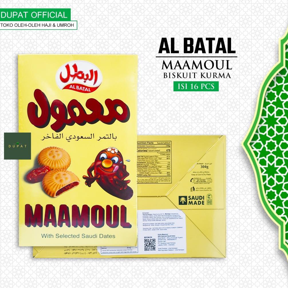 Terlaris Biskuit Albatal Maamoul / Biscuit Al Batal Maamoul / Dates Maamoul 304 gram