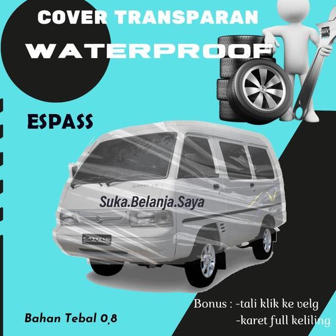 Body Cover Mobil Futura 1 Carry 1 Espass Sarung Minibus Carry/Carry 1.0/Carry 1.3/Carry 1.5/Futura/C