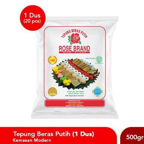 Grosir Rose Brand - Tepung Beras Rose Brand 500 Gram (1 Dus)