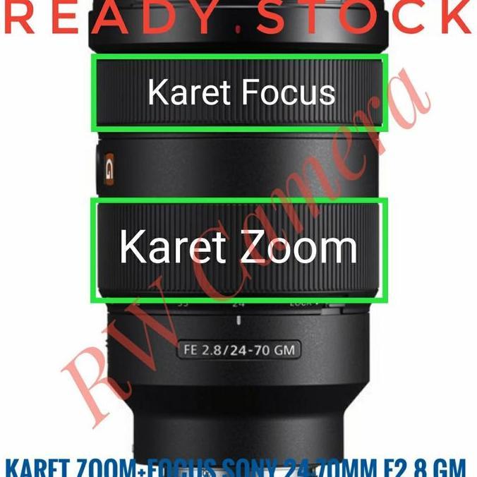 Karet Zoom Focus Lensa Sony 24-70mm 24-70 mm F2.8 GM G Master Fokus