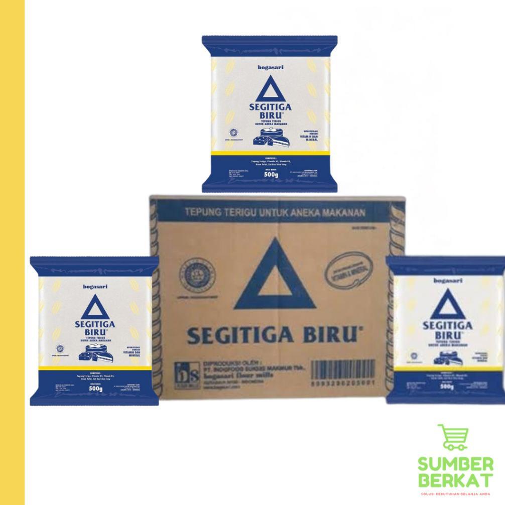 Sale 1 Dus Tepung Terigu Segitiga Biru 500Gr 20 Pcs