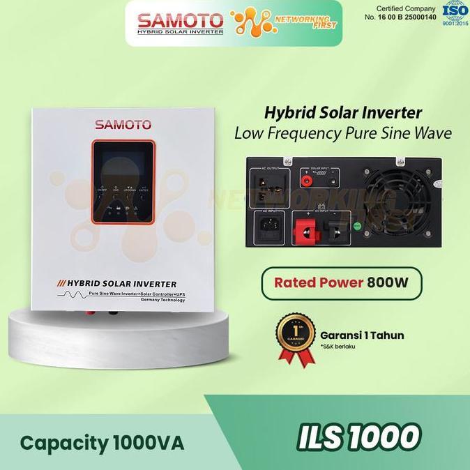 Inverter Panel Surya ILS1000/800Watt Hybrid Inverter Solar Panel Samoto