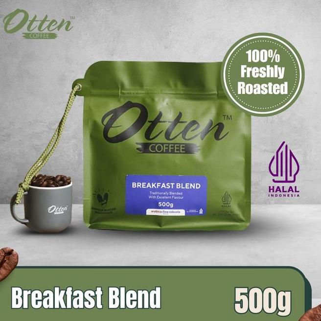 Kopi Breakfast Blend Gr Commercial Blend Bubuk Kopi Otten Coffee Roasted Beans