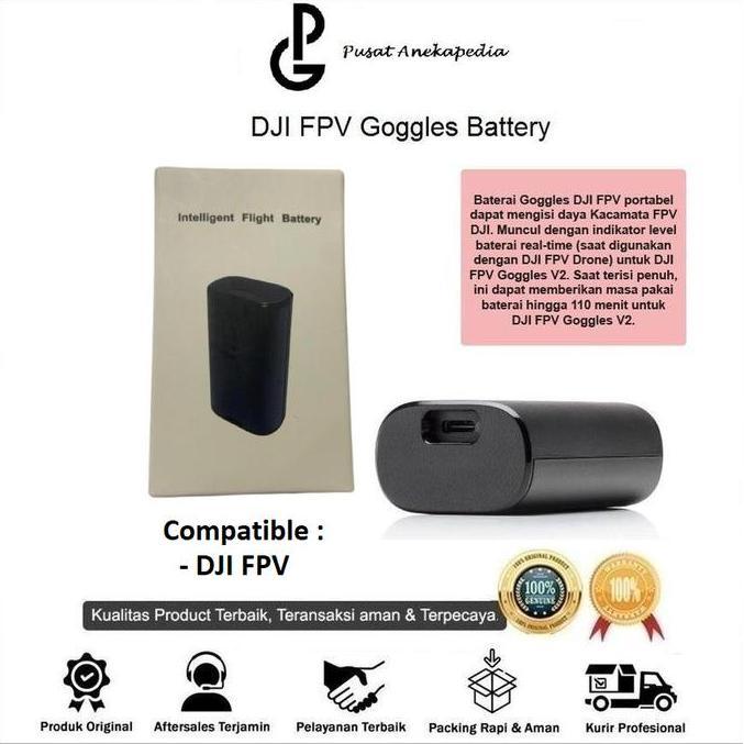 TERBARU DJI FPV GOGGLES BATTERY - DJI FPV BATRAI  - GOOGLES BATTERY DJI FPV